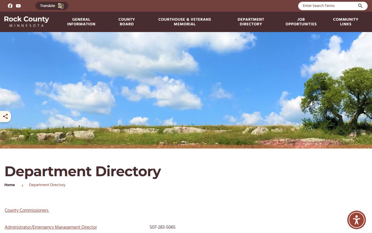 Rock County Court Administrator department directory