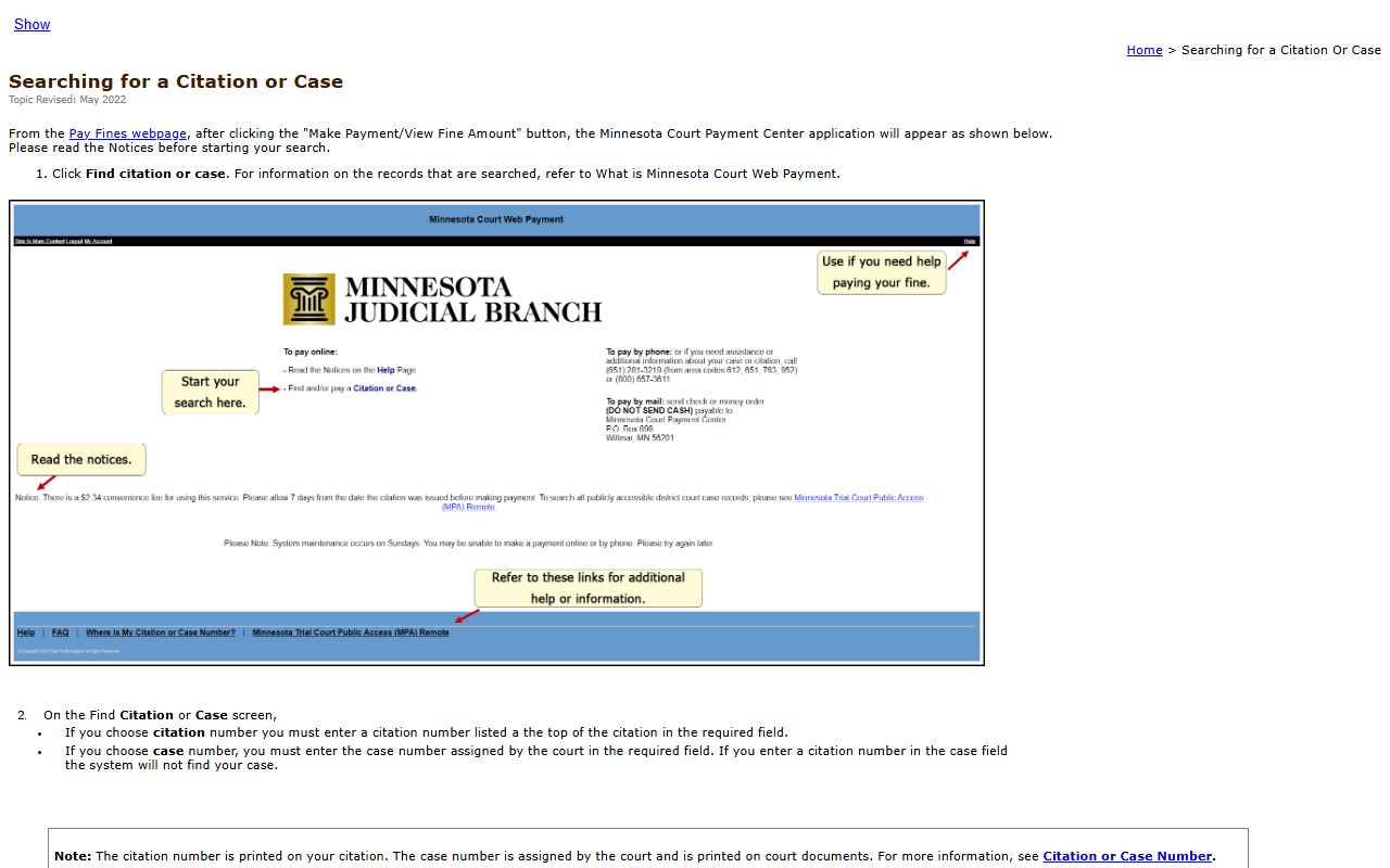 Rock County traffic court records Web Payment citation search help