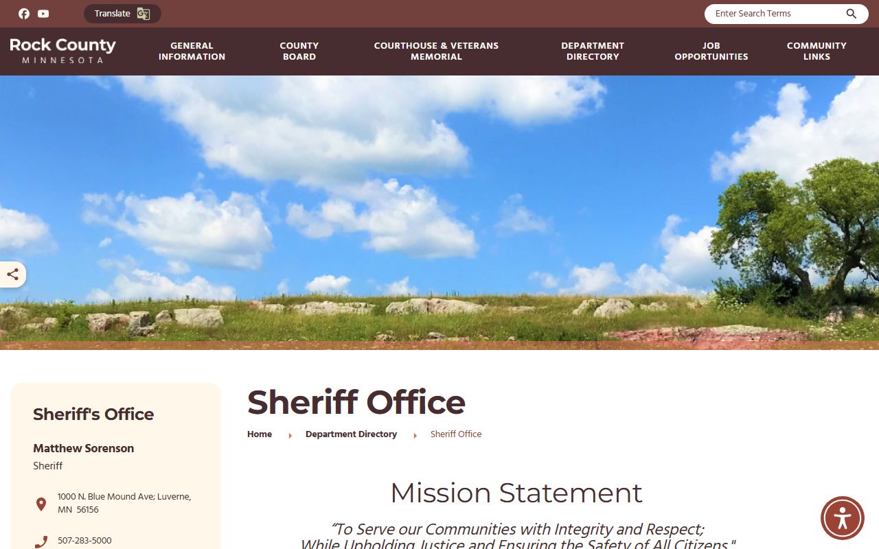 Rock County warrant search sheriff office official page